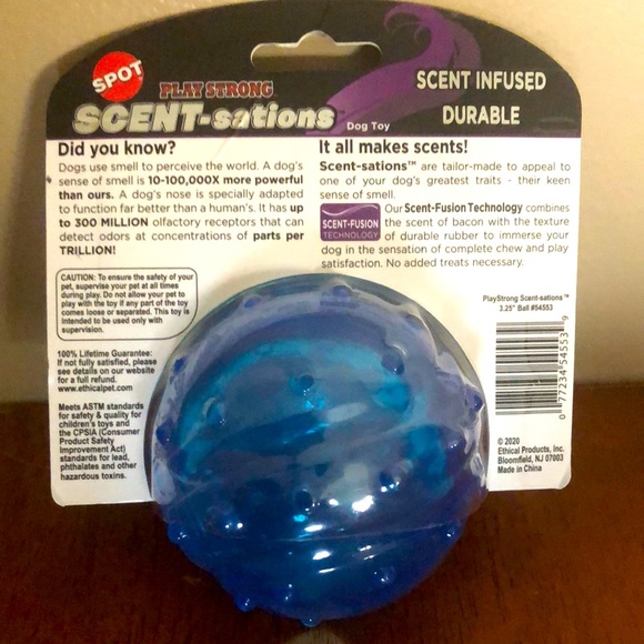 Factory sealed Bacon Flavor Scent-sations scent infused treat ball dog toy - Picture 2 of 2